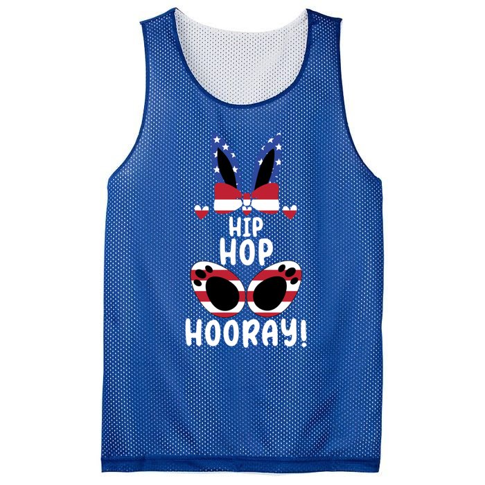 Bunny Rabbit Eggs Hunting Happy Easter Day Hip Hop Hooray Gift Mesh Reversible Basketball Jersey Tank