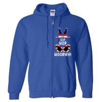 Bunny Rabbit Eggs Hunting Happy Easter Day Hip Hop Hooray Gift Full Zip Hoodie