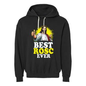 Best Rosc Ever Funny Easter Jesus Nurse Doctor Surgeon Garment-Dyed Fleece Hoodie