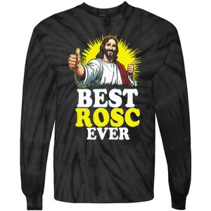 Best Rosc Ever Funny Easter Jesus Nurse Doctor Surgeon Tie-Dye Long Sleeve Shirt