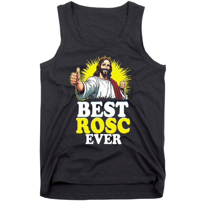 Best Rosc Ever Funny Easter Jesus Nurse Doctor Surgeon Tank Top