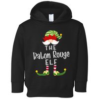 Baton Rouge Elf Group Christmas Funny Pajama Party Toddler Hoodie