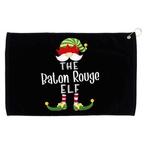 Baton Rouge Elf Group Christmas Funny Pajama Party Grommeted Golf Towel