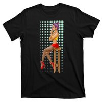 Break Girl Smoking Red Heels T-Shirt