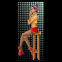 Break Girl Smoking Red Heels Impact Tech Backpack