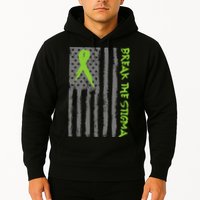 Break The Stigma Ribbon Flag Mental Heath Hoodie