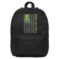 Break The Stigma Ribbon Flag Mental Heath 16 in Basic Backpack