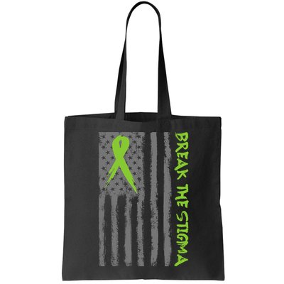 Break The Stigma Ribbon Flag Mental Heath Bag