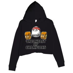 Breakfast of Champions Crop Fleece Hoodie