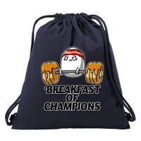 Breakfast of Champions Drawstring Bag