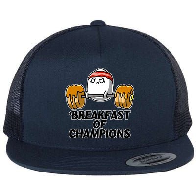 Breakfast of Champions Flat Bill Trucker Hat