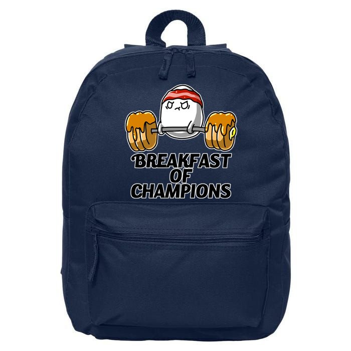 Breakfast of Champions 16 in Basic Backpack