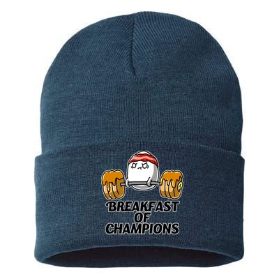 Breakfast of Champions Sustainable Knit Beanie