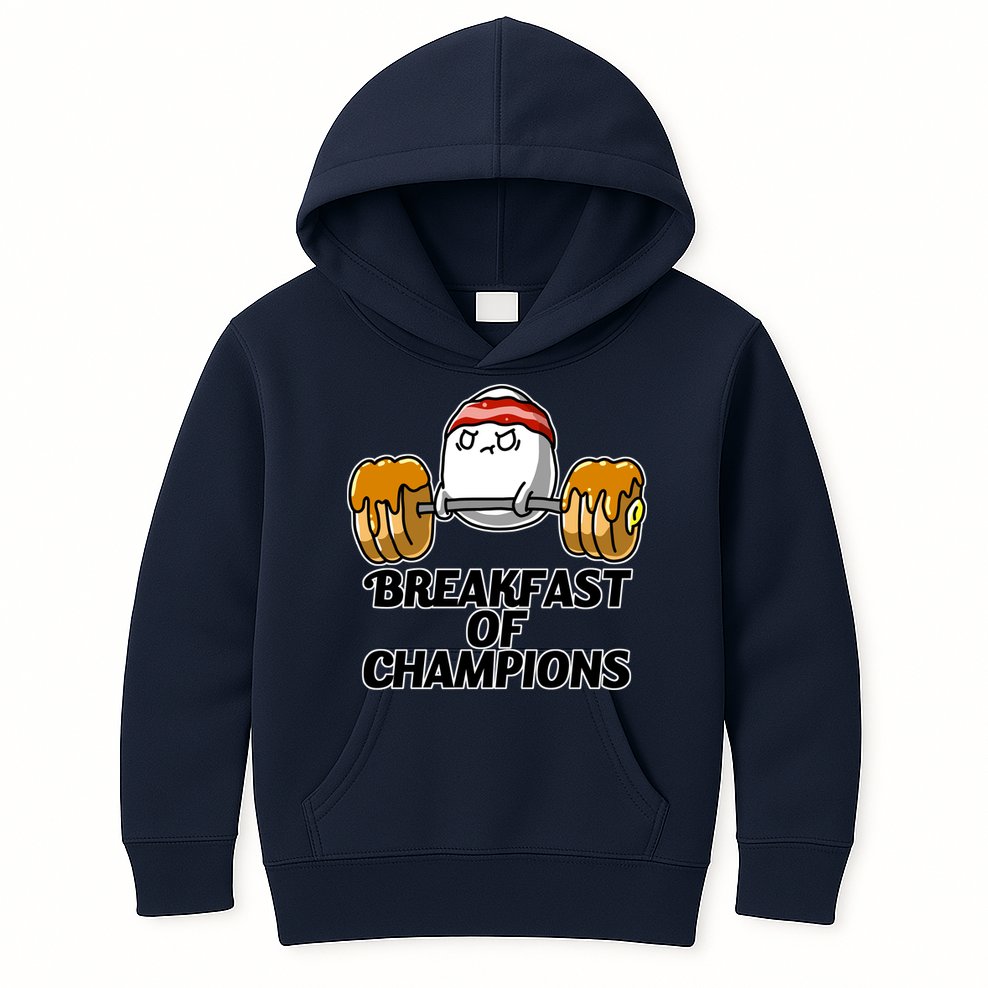 Breakfast of Champions Kids Hoodie