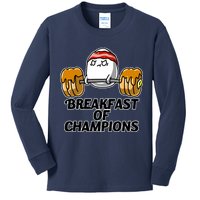 Breakfast of Champions Kids Long Sleeve Shirt