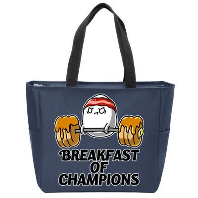 Breakfast of Champions Zip Tote Bag