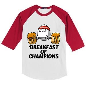 Breakfast of Champions Kids Colorblock Raglan Jersey