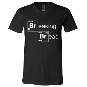 Breaking Bread Christian Faith V-Neck T-Shirt