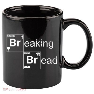 Breaking Bread Christian Faith 11oz C Handle Ceramic Mug