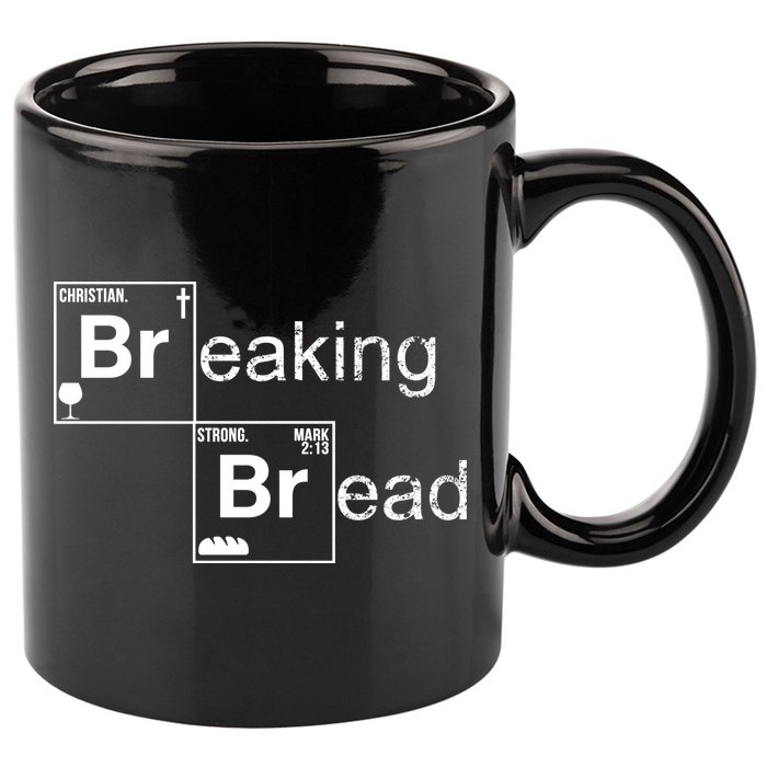 Breaking Bread Christian Faith 11oz C Handle Ceramic Mug