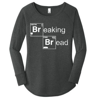 Breaking Bread Christian Faith Women's Perfect Tri Tunic Long Sleeve Shirt