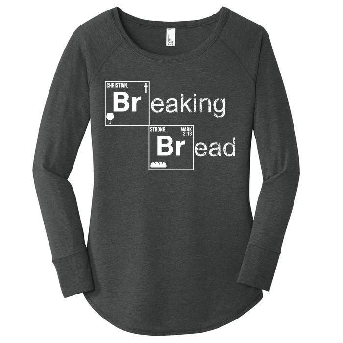 Breaking Bread Christian Faith Women's Perfect Tri Tunic Long Sleeve Shirt