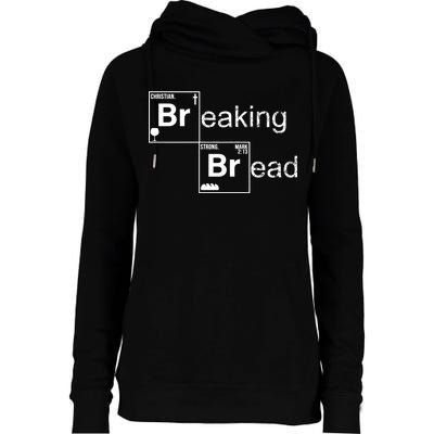 Breaking Bread Christian Faith Womens Funnel Neck Pullover Hood