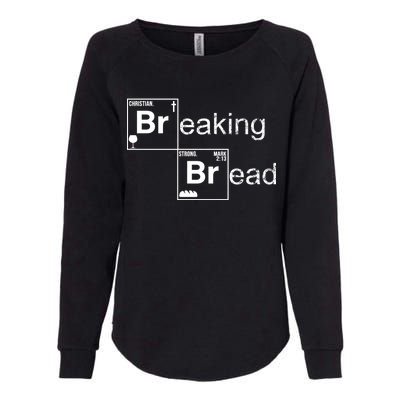 Breaking Bread Christian Faith Womens California Wash Sweatshirt