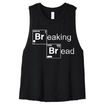 Breaking Bread Christian Faith Women's Racerback Cropped Tank