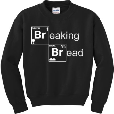 Breaking Bread Christian Faith Kids Sweatshirt