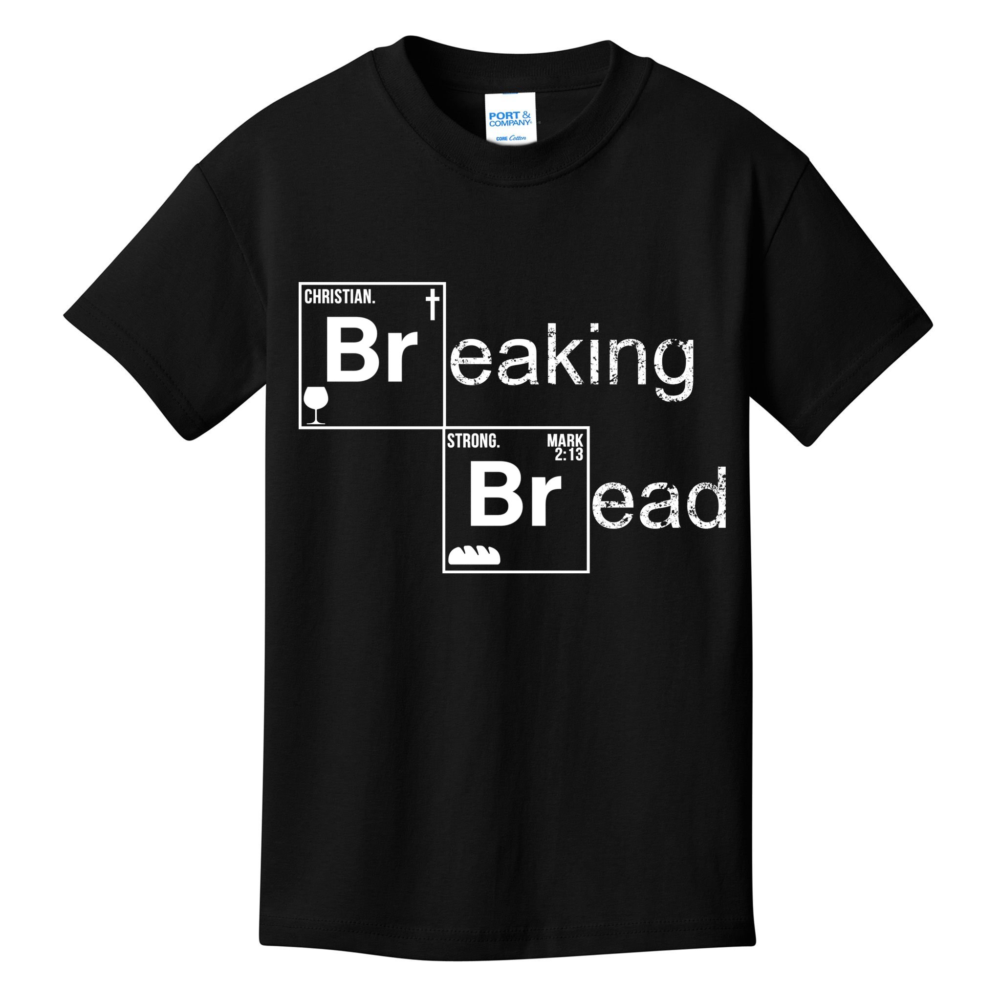 Breaking Bread Christian Faith Kids T-Shirt