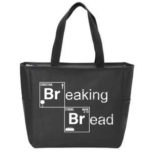 Breaking Bread Christian Faith Zip Tote Bag