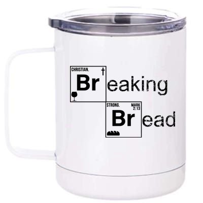 Breaking Bread Christian Faith 12 oz Stainless Steel Tumbler Cup