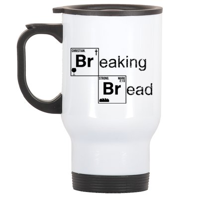 Breaking Bread Christian Faith Stainless Steel Travel Mug