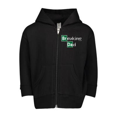 Breaking Dad Toddler Zip Fleece Hoodie