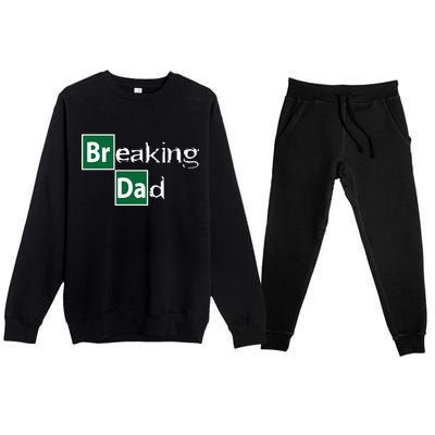 Breaking Dad Premium Crewneck Sweatsuit Set