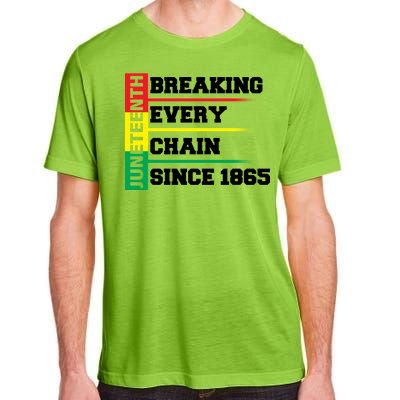 Breaking Every Chain Since 1865 Juneteenth Adult ChromaSoft Performance T-Shirt