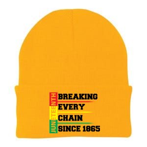 Breaking Every Chain Since 1865 Juneteenth Knit Cap Winter Beanie