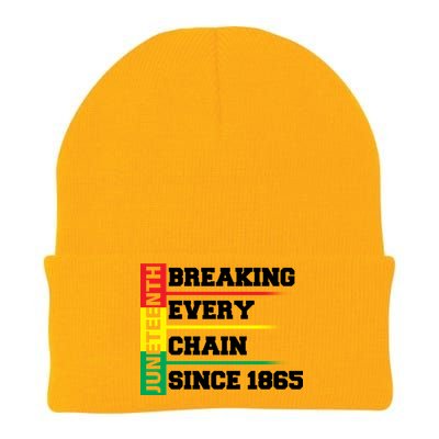 Breaking Every Chain Since 1865 Juneteenth Knit Cap Winter Beanie