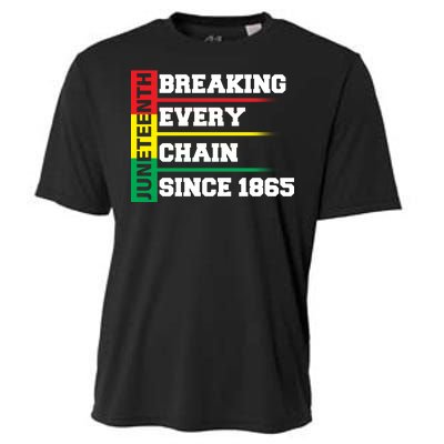 Breaking Every Chain Since 1865 Juneteenth Cooling Performance Crew T-Shirt