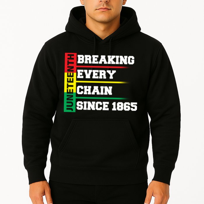 Breaking Every Chain Since 1865 Juneteenth Hoodie
