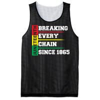 Breaking Every Chain Since 1865 Juneteenth Mesh Reversible Basketball Jersey Tank