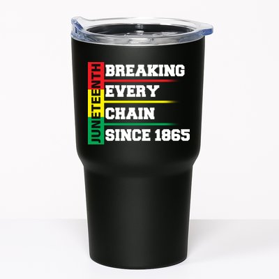 Breaking Every Chain Since 1865 Juneteenth Tumbler