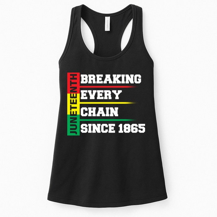 Breaking Every Chain Since 1865 Juneteenth Womens Tank Top