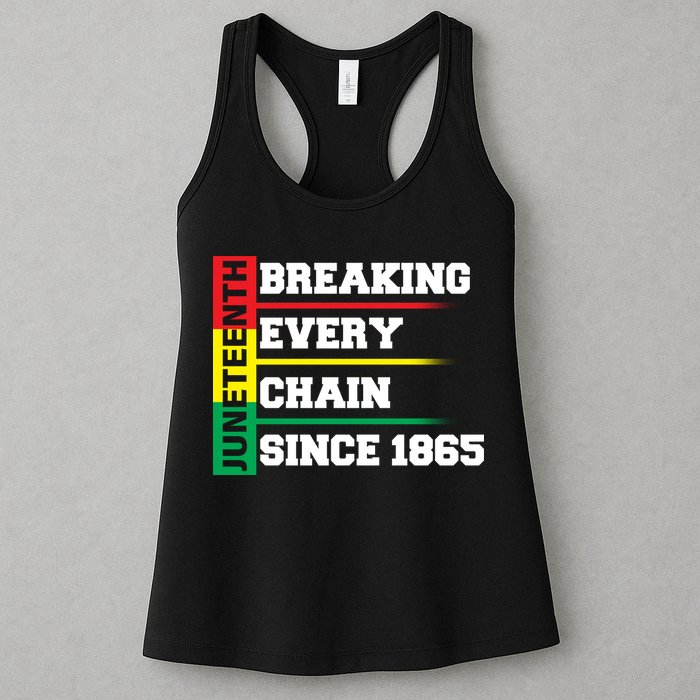 Breaking Every Chain Since 1865 Juneteenth Womens Tank Top