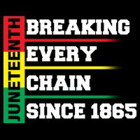 Breaking Every Chain Since 1865 Juneteenth Baby Bodysuit