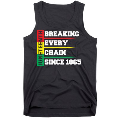 Breaking Every Chain Since 1865 Juneteenth Tank Top