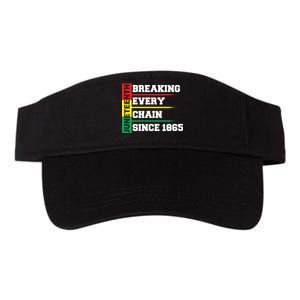 Breaking Every Chain Since 1865 Juneteenth Valucap Bio-Washed Visor