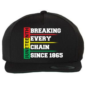 Breaking Every Chain Since 1865 Juneteenth Wool Snapback Cap