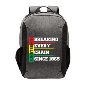 Breaking Every Chain Since 1865 Juneteenth Vector Backpack